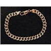 Image 1 : *NEW* 18K GOLD PLATED 8MM CUBAN LINK BRACELET: 7.75" LONG