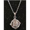 Image 1 : *NEW* .925 SILVER 1CT MOISSANITE LAB DIAMOND NECKLACE: 16" - 18" LONG