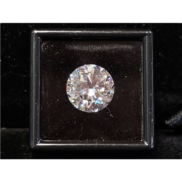 *NEW* 5CT ROUND, BRILLIANT CUT MOISSANITE LAB DIAMOND: GH, VVS1, GRA REPORT