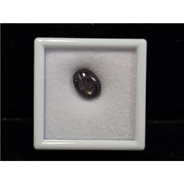 9.1CT UNTREATED NATURAL OVAL CABOCHON STAR RUBY: 8.8MM X 11.9MM