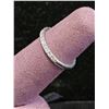 Image 2 : PLATINUM DIAMOND BAND RING: SIZE 4.75