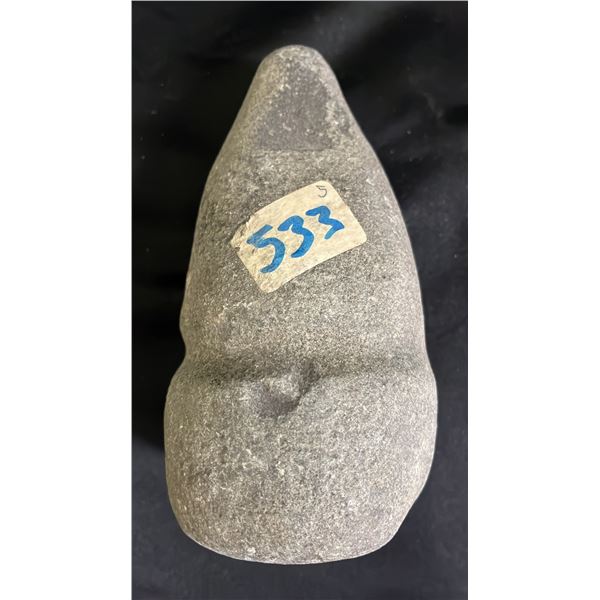 FIRST NATIONS FULL-GROOVED SINKER STONE