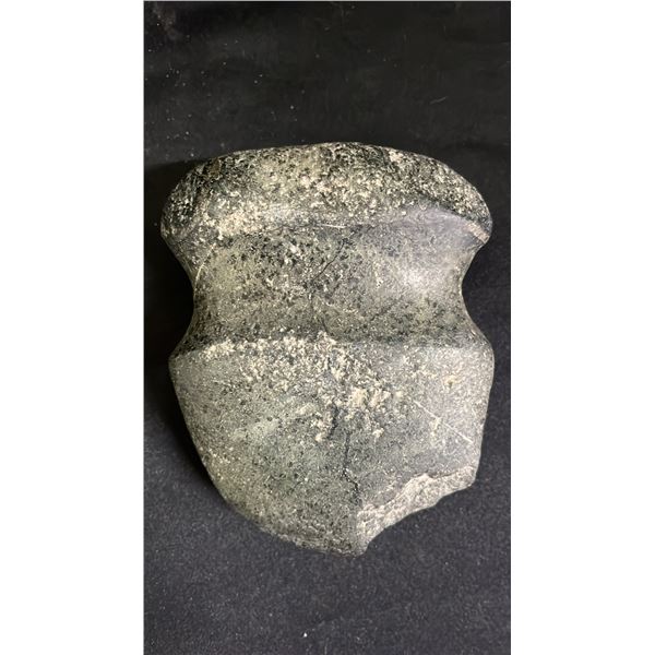 FIRST NATIONS FULL-GROOVE STONE AXE HEAD