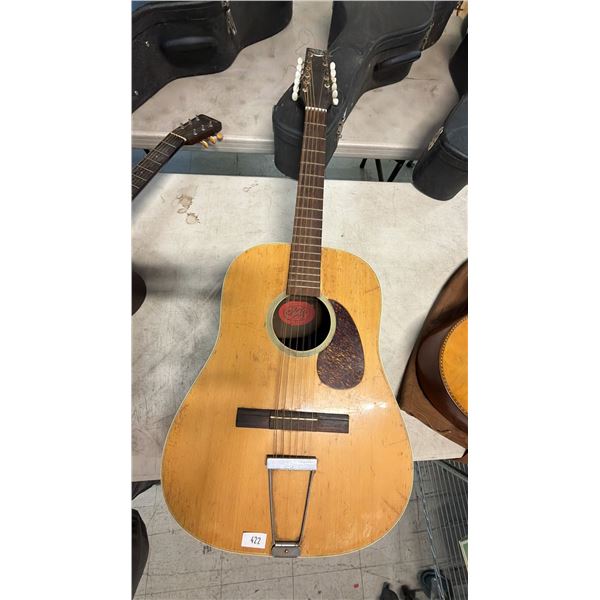 AGS 12-W 12-STRING ACOUSTIC GUITAR (SOME BODY DAMAGE, 1 STRING MISSING)