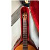 Image 3 : ACOUSTIC GUITAR WITH HARD CASE (NO STRINGS, BODY CRACKED/DAMAGED)