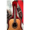 Image 3 : ACOUSTIC GUITAR WITH HARD CASE (NO STRINGS, NO TUNING KNOBS)