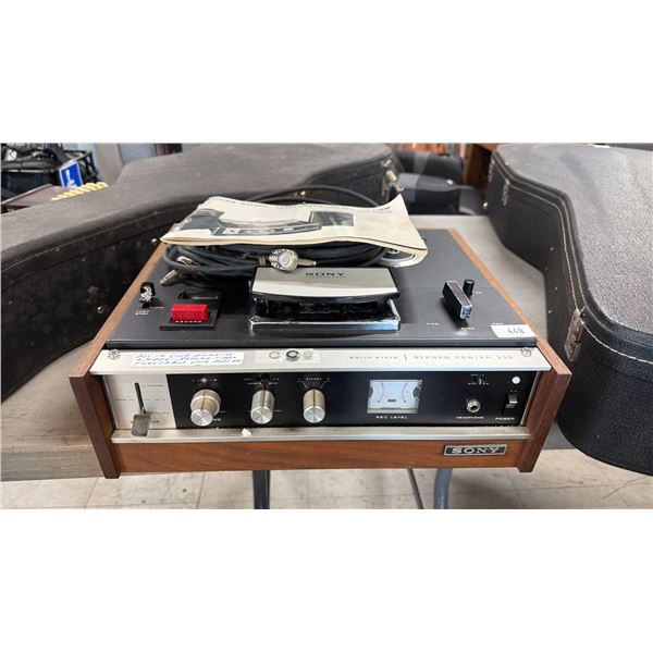 VINTAGE SONY TC-230 STEREO TAPE RECORDER