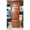 Image 2 : ANTIQUE HOWELL DAVIES GRANDFATHER CLOCK WITH KEY MADE IN DOLGELLAU, WALES