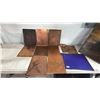 Image 2 : SHELF OF ASSORTED ETCHED COPPER ARTWORK & OIL ON CANVAS ARTWORK