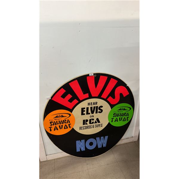 DEL WEBB'S SAHARA TAHOE ELVIS PRESLEY STORE SIGN