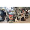 Image 1 : (3) ASSORTED ELVIS PRESLEY CARDBOARD STANDEES & (1) ELVIS PRESLEY CARDBOARD SIGN