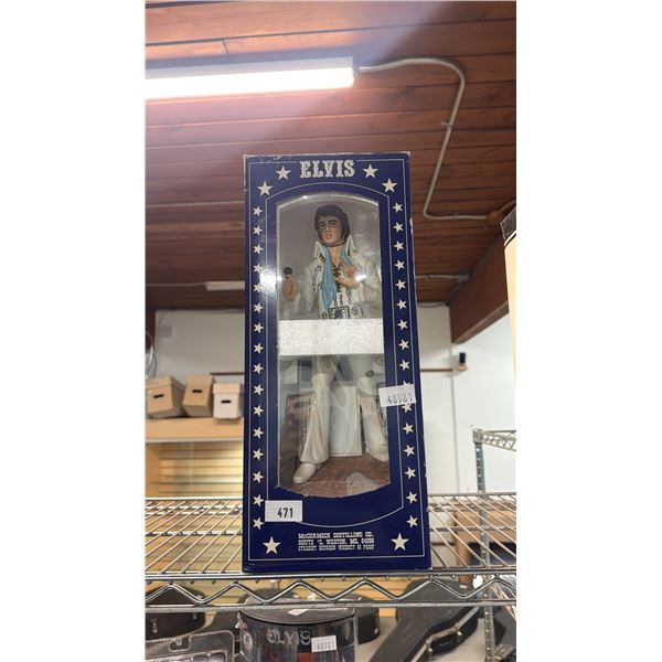 VINTAGE MCCORMICK DISTILLING "ELVIS PRESLEY" STRAIGHT BOURBON WHISKEY 86 PROOF BOTTLE IN BOX