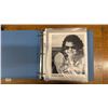 Image 1 : BINDER OF ASSORTED VINTAGE AUTOGRAPHED CELEBRITY PHOTOS