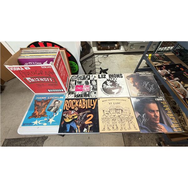 BOX OF ASSORTED VINYL RECORDS