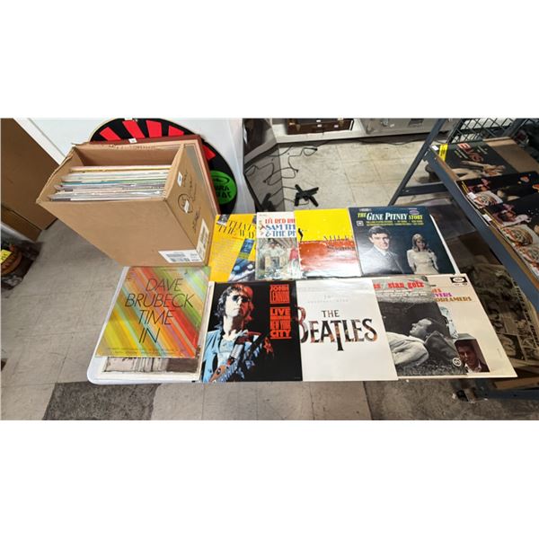BOX OF ASSORTED VINYL RECORDS