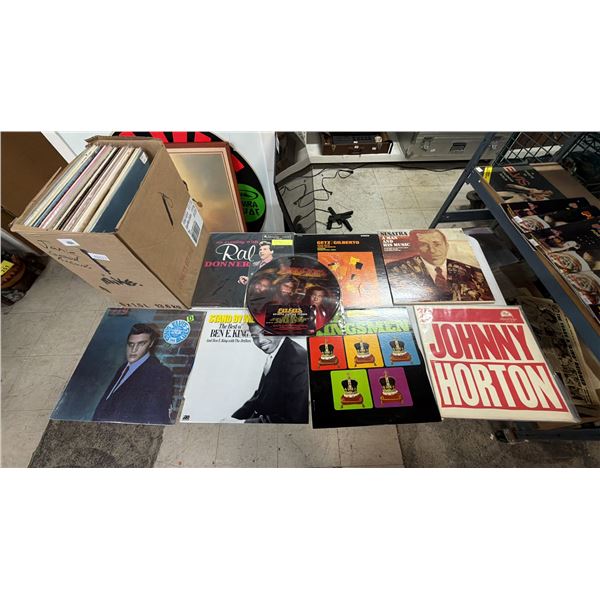 BOX OF ASSORTED VINYL RECORDS