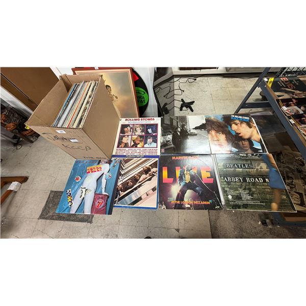 BOX OF ASSORTED VINYL RECORDS