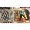 Image 2 : SHELF OF ASSTD. VTG LAMINATED ELVIS NEWSPAPER COVERS & ARTICLES & BAG OF ASSTD ELVIS MEMORABILIA