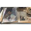 Image 3 : SHELF OF ASSTD LAMINATED ELVIS ARTICLES, BAG OF ELVIS ARTICLES & AN ELVIS POSTER