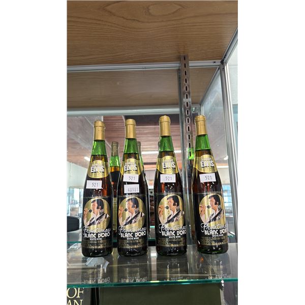 4 SEALED 750ML BOTTLES OF ALWAYS ELVIS FRONTENAC WHITE WINE