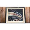 Image 1 : FRAMED ABSTRACT GICLEE PRINT: APPROX. 27" X 31"