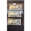 Image 1 : (3) 1973 CANADIAN $1 BILLS