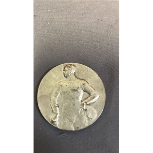 ANTIQUE 1931 HUNGARIAN SABRE TEAM 1ST PLACE MEDAL