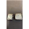 Image 2 : (2) ANTIQUE STERLING SILVER VESTA CASES (MATCH SAFES): 38.5 GRAMS