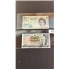 Image 1 : 1990 SCOTTISH 5 POUND NOTE & 2002 ENGLISH 5 POUND NOTE