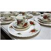 Image 2 : (71) PIECES OF ROYAL ALBERT POINSETTIA CHINA