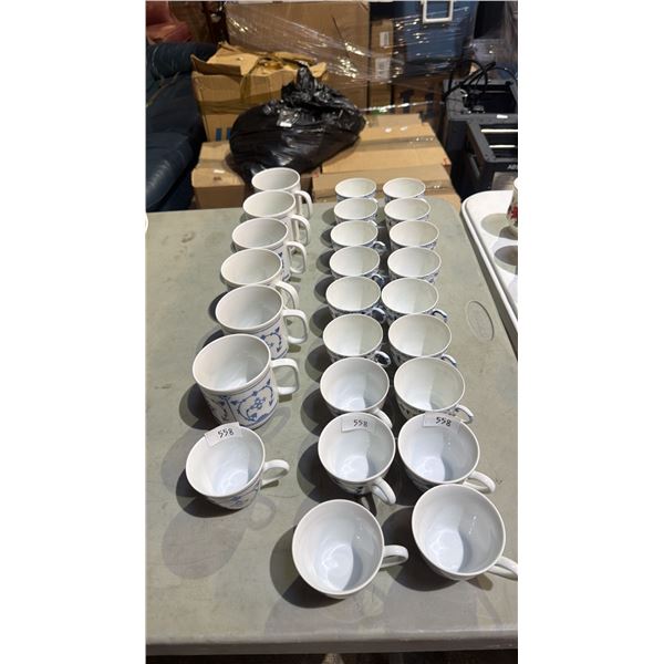 (25) VINTAGE JAGER EISENBERG CHINA TEA CUPS & MUGS