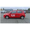 Image 1 : 2010 CHEVROLET AVEO 5, 4DR HATCHBACK, RED, VIN 3G1TB6DE5AL111446,