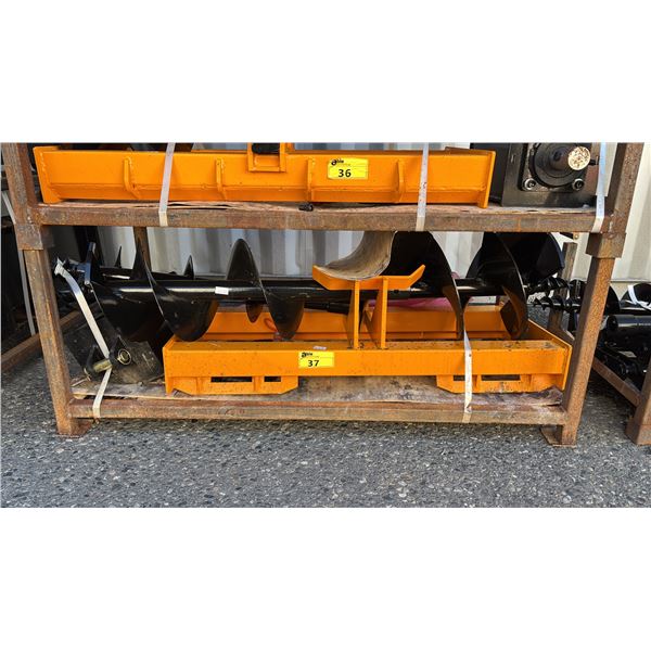 *NEW* GIYI MINI SKID STEER AUGER ATTACHMENT WITH FRAME