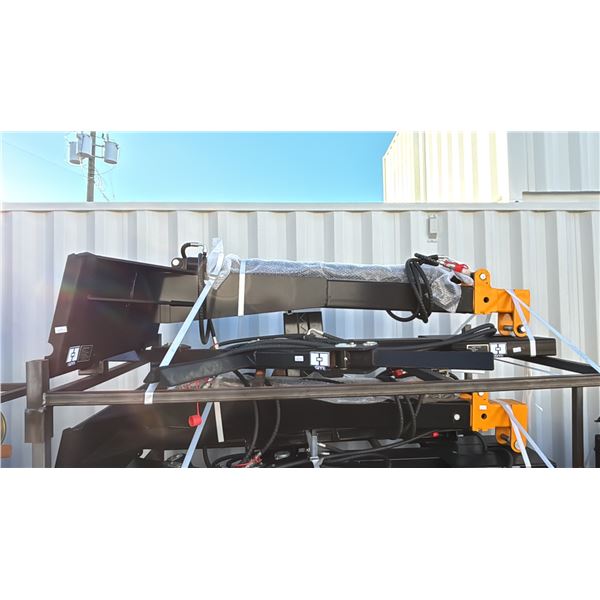 *NEW* GIYI FTL75 FORKLIFT TIRE LIFTER ATTACHMENT & TBL47 SKID STEER TELESCOPIC BOOM ATTACHMENT WITH