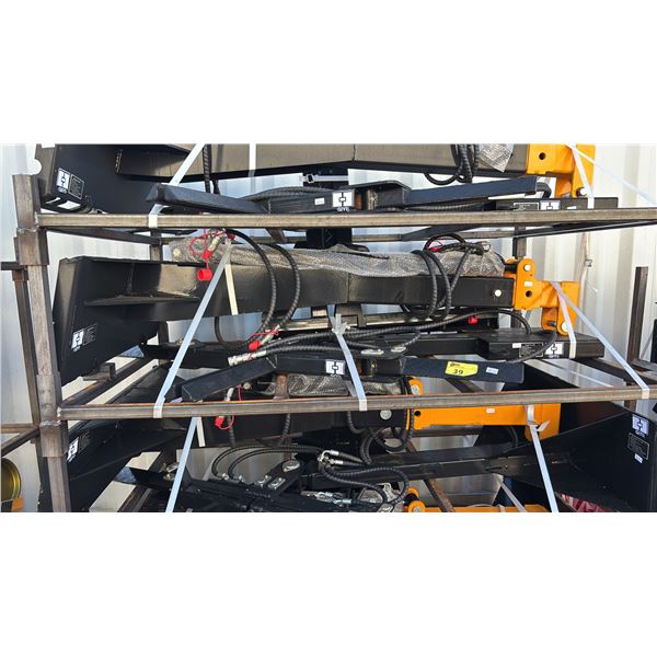 *NEW* GIYI FTL75 FORKLIFT TIRE LIFTER ATTACHMENT & TBL47 SKID STEER TELESCOPIC BOOM ATTACHMENT WITH
