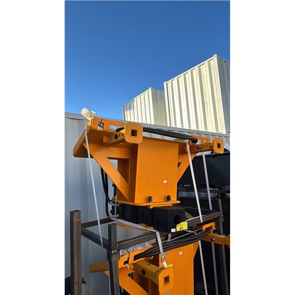 *NEW* GIYI AD68 SKID STEER PILE HAMMER ATTACHMENT WITH FRAME