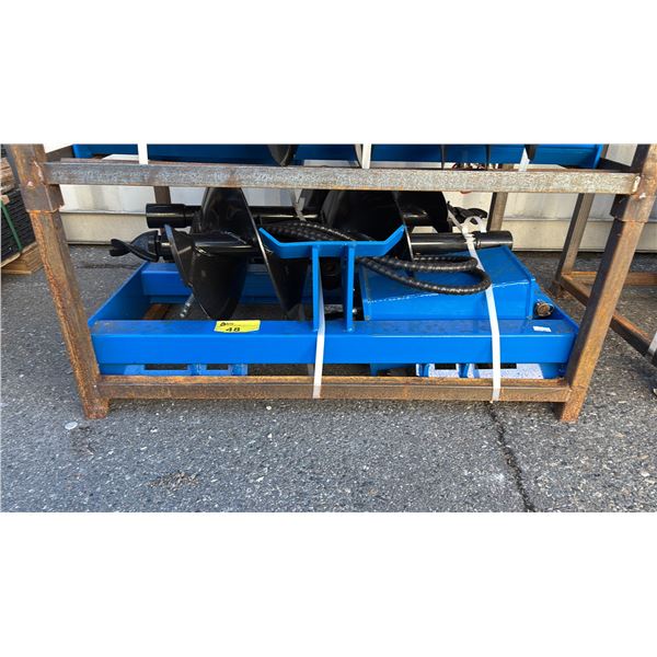 *NEW* GIYI SKID STEER AUGER ATTACHMENT WITH FRAME
