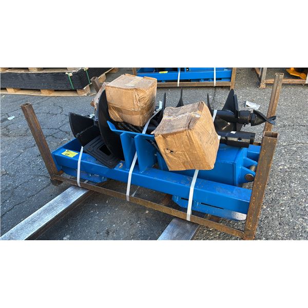 *NEW* GIYI SKID STEER AUGER ATTACHMENT WITH FRAME