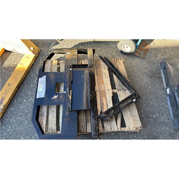 *NEW* GIYI FR47 MINI SKID STEER FORK ATTACHMENT