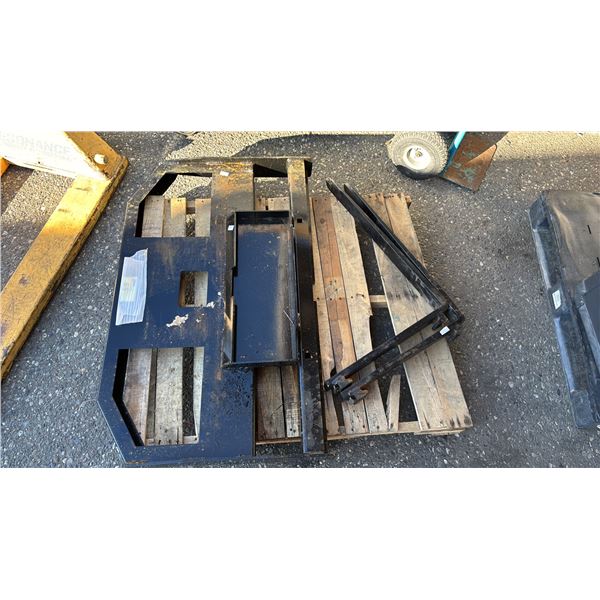 *NEW* GIYI FR47 MINI SKID STEER FORK ATTACHMENT