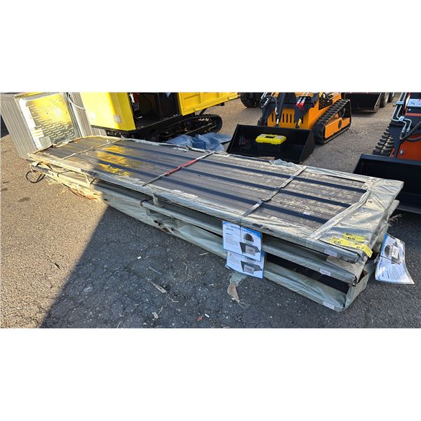 *NEW* (50) SKLP GALVANIZED STEEL 3' X 12' ROOFING SHEETS