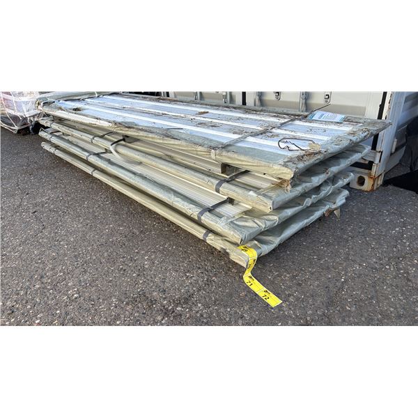 *NEW* (50) SKLP GALVANIZED STEEL 3' X 12' ROOFING SHEETS