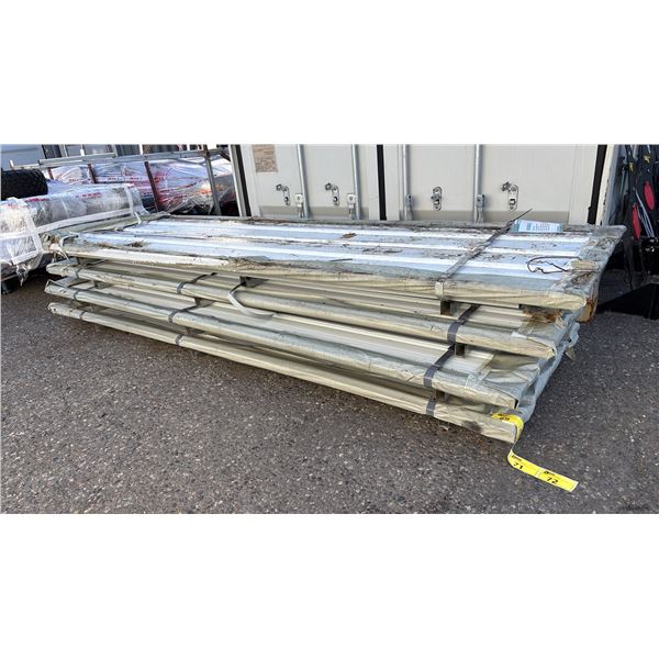 *NEW* (50) SKLP GALVANIZED STEEL 3' X 12' ROOFING SHEETS
