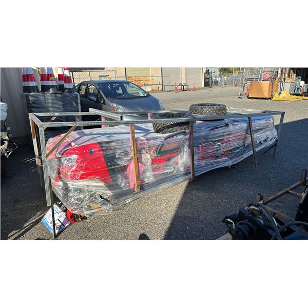 *NEW READY TO ASSEMBLE* SDLOOL OFF-ROAD GOLF CART WITH FRONT BASKET *IN FRAME/SOME BODY DAMAGE*