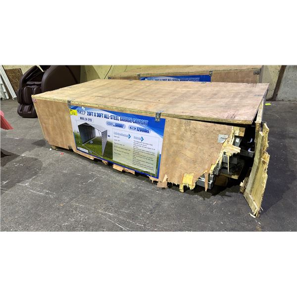 *NEW IN BOX* SKLP 20FT X 30FT ALL- STEEL- GARAGE CARPORT MODEL: SK-ZP20