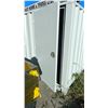 Image 3 : 10FT BEIGE OFFICE STORAGE SHIPPING CONTAINER WITH DUAL SWING REAR DOORS, CAMS, SIDE MAN DOOR &