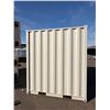 Image 5 : 10FT BEIGE OFFICE STORAGE SHIPPING CONTAINER WITH DUAL SWING REAR DOORS, CAMS, SIDE MAN DOOR &