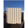 Image 4 : 10FT BEIGE OFFICE STORAGE SHIPPING CONTAINER WITH DUAL SWING REAR DOORS, CAMS, SIDE MAN DOOR &