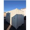 Image 5 : 10FT BEIGE OFFICE STORAGE SHIPPING CONTAINER WITH DUAL SWING REAR DOORS, CAMS, SIDE MAN DOOR &