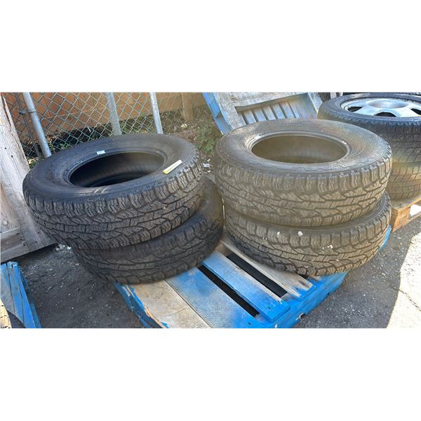 (4) NOKIAN ROTIIVA AT 245/70R16 EXTRA LOAD RADIAL TUBELESS TIRES